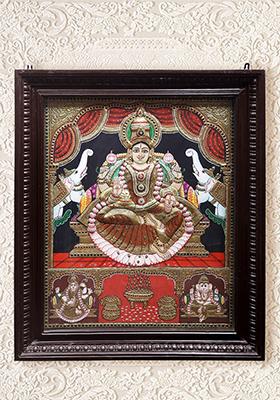 Shree Ranganatha Swamy Tanjore Painting