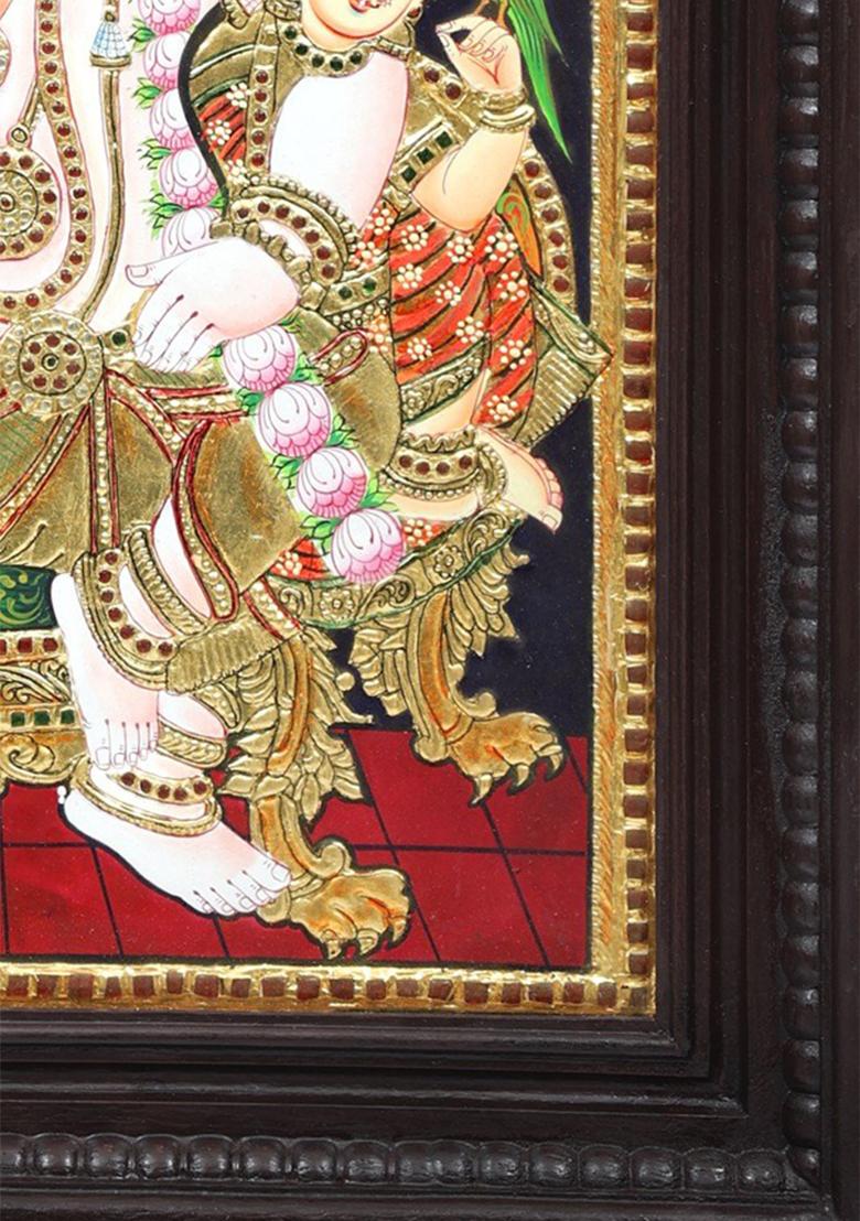 Shirdi Sai Baba Tanjore Painting Art With 24K Gold