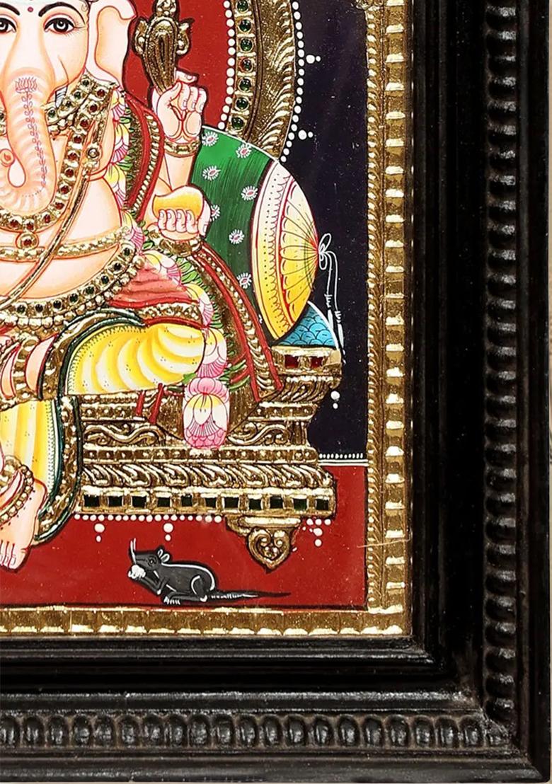 Lord Ganesha Tanjore Painting