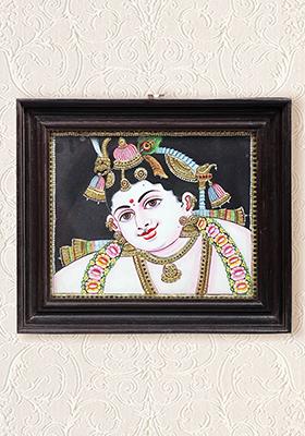 Lord Krishna Tanjore Painting