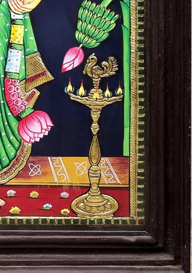 Goddess Lakshmi Tanjore Painting