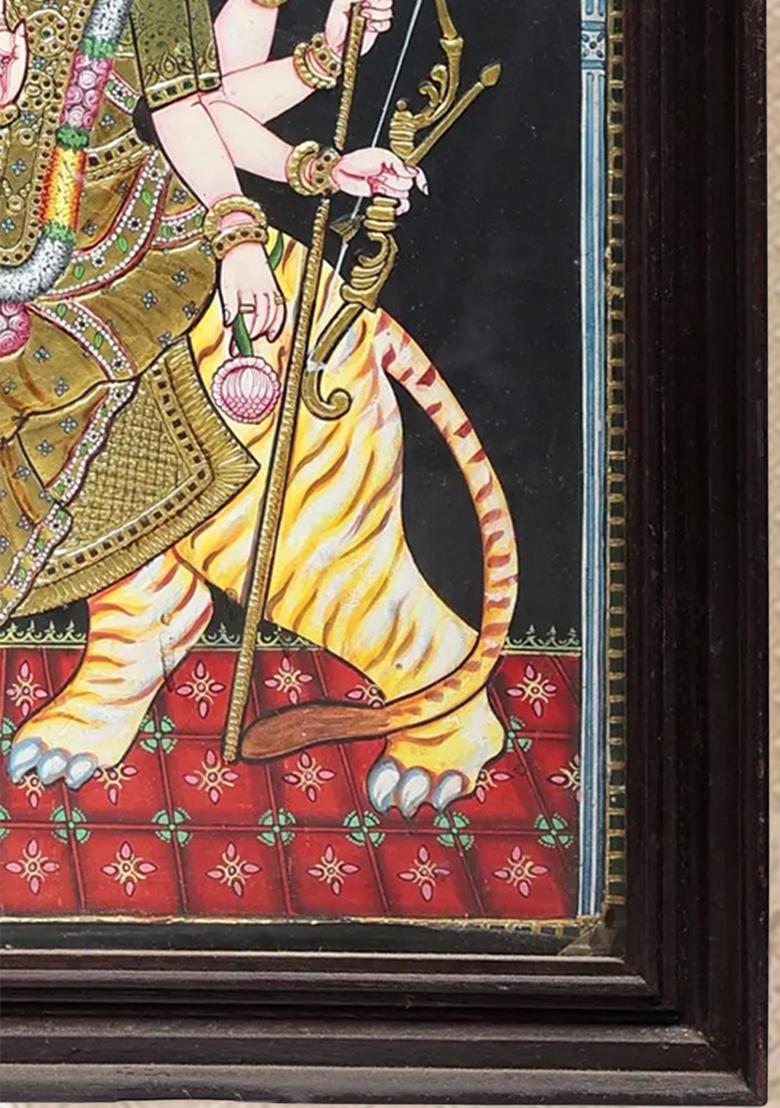 Ashtabhuja Durga Tanjore Painting