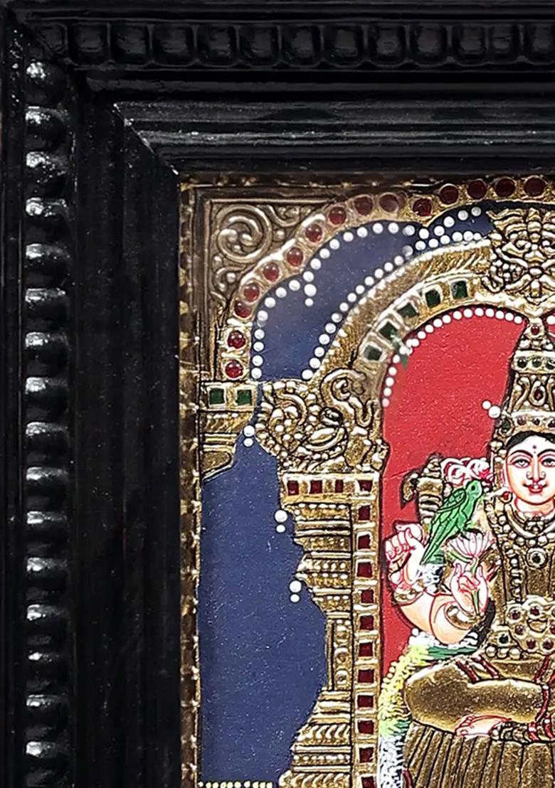 Goddess Rajarajeshwari Tanjore Painting