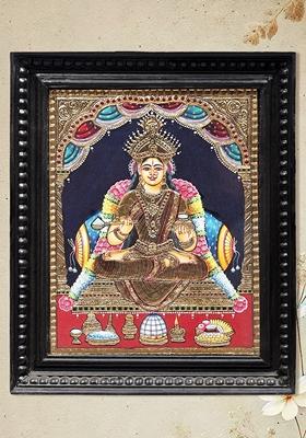 Goddess Annapurna Tanjore Painting