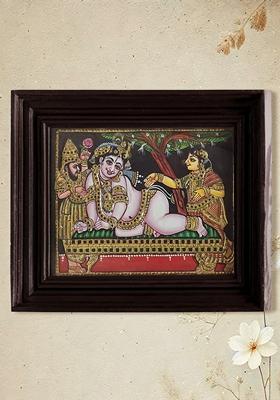 Navaneeta Krishna Tanjore Painting