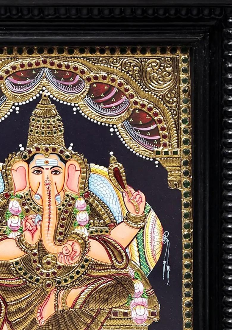 Bhagwan Ganesha Tanjore Painting