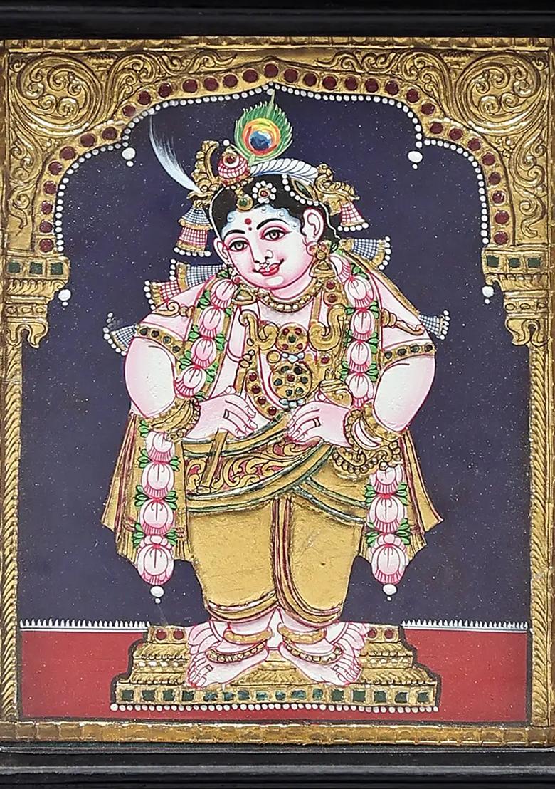 Lord Krishna Tanjore Painting