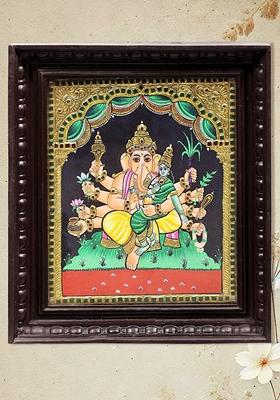 Ganesha Tanjore Painting