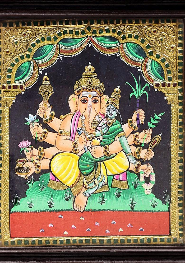 Ganesha Tanjore Painting