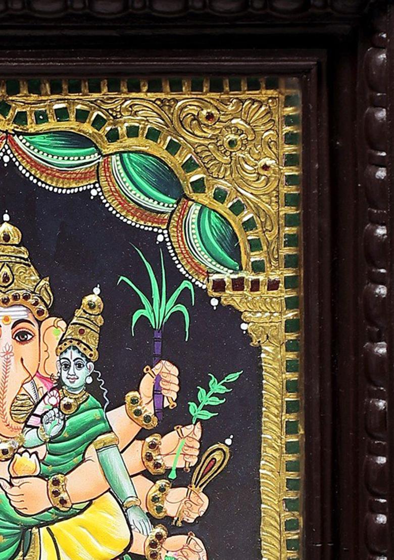 Ganesha Tanjore Painting