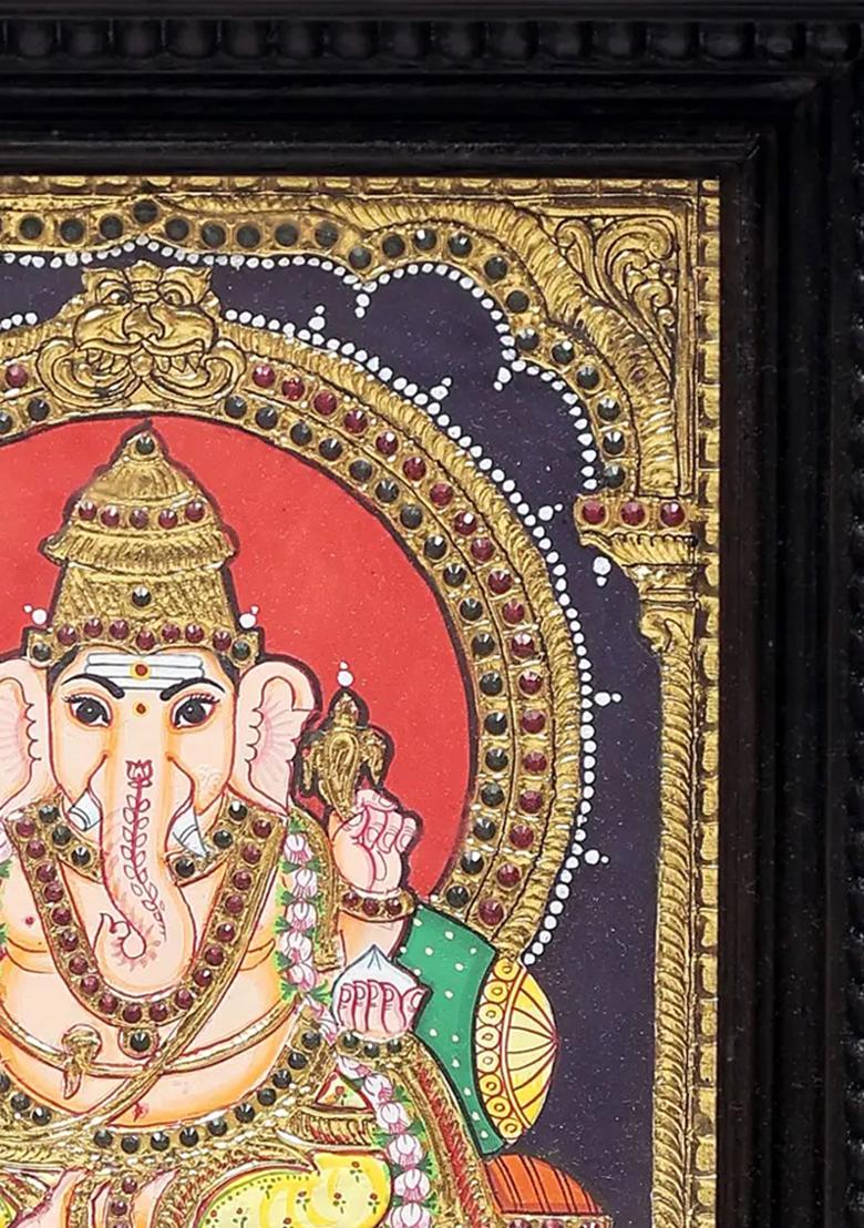 Lord Ganesha Tanjore Painting