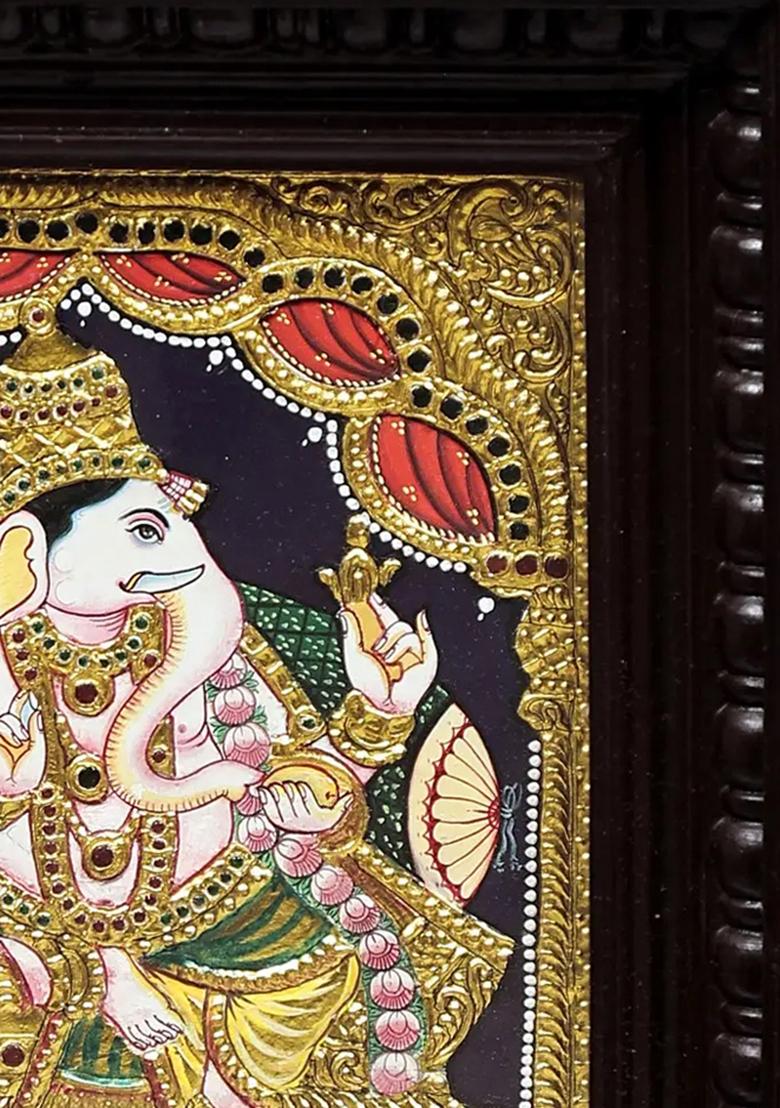 Lord Ganesha Tanjore Painting
