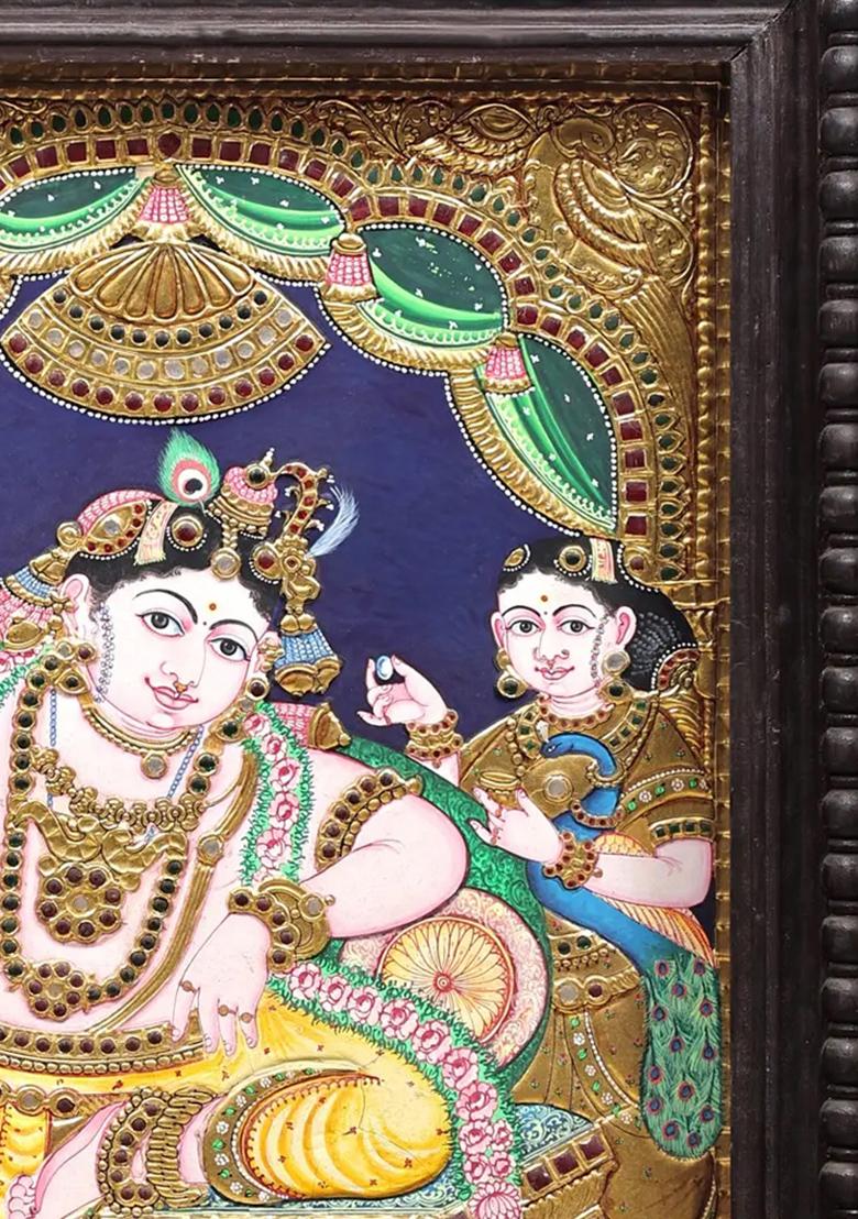 Lord Krishna Tanjore Painting