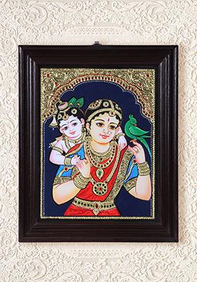 Yashoda Krishna Tanjore Painting