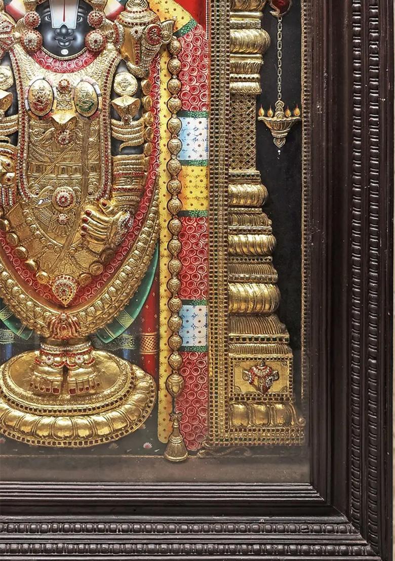 Super Fine Lord Venkateshvara Tanjore Painting