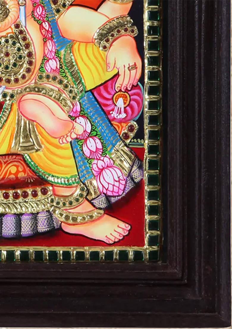Lord Ganesha Tanjore Painting