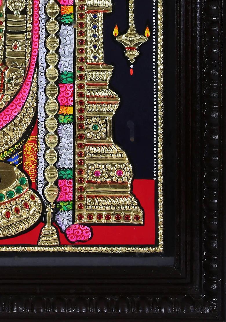 Handcrafted Radha Krishna Tanjore Painting