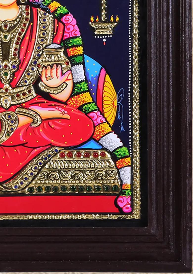 Handcrafted Goddess Annapurna Tanjore Painting