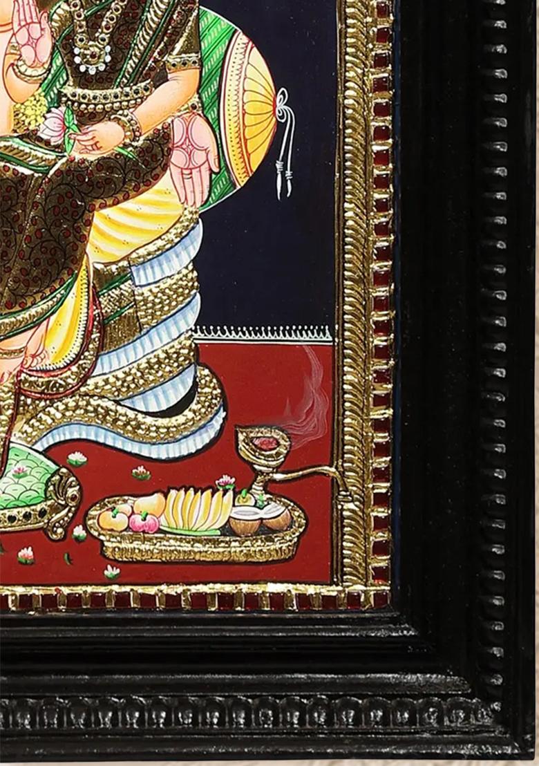 Lakshmi Narasimha With Bhakta Prahlad Tanjore