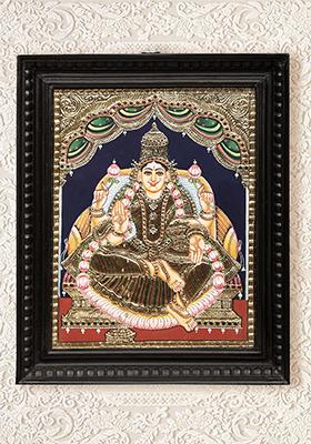 Devi Lakshmi Tanjore Painting