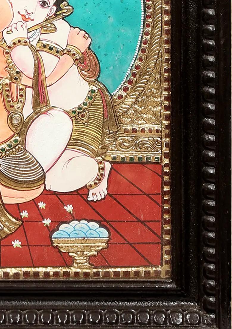 Krishna Balarama Tanjore Painting
