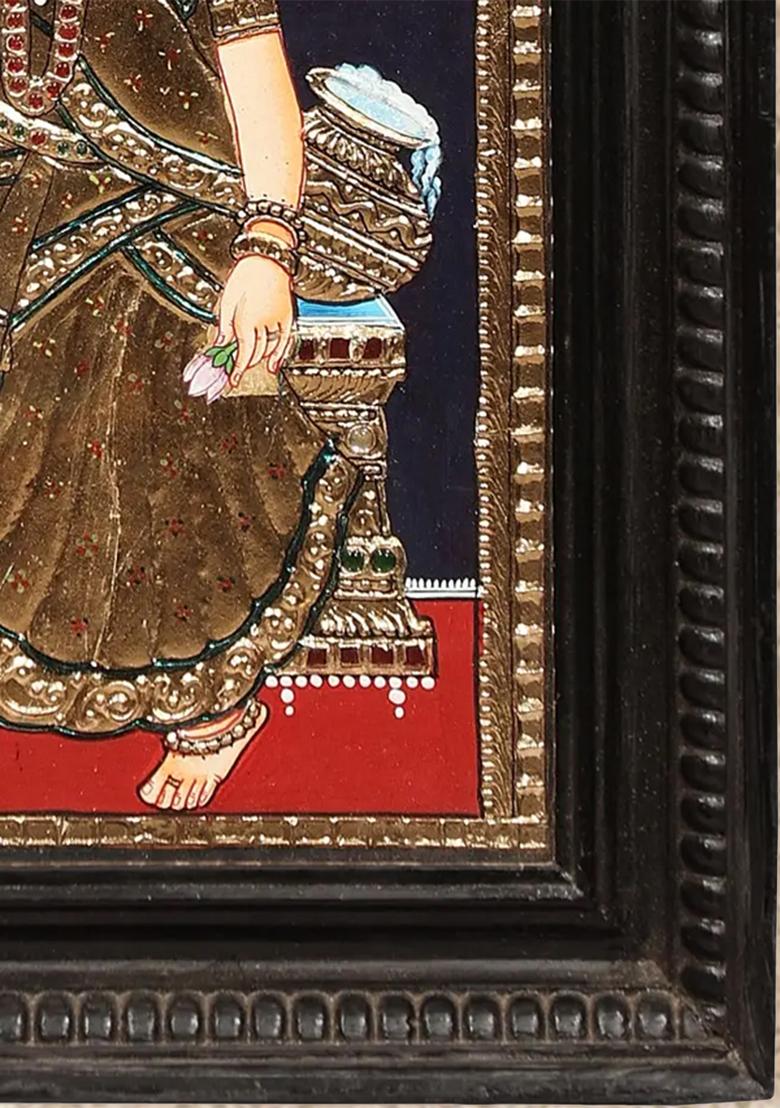 Elegant Radha Krishna Tanjore Painting