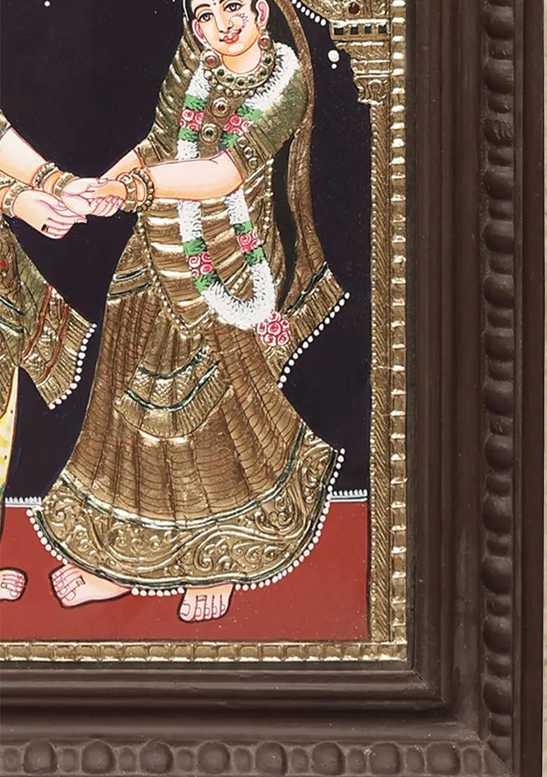 Radha Krishna Tanjore Painting
