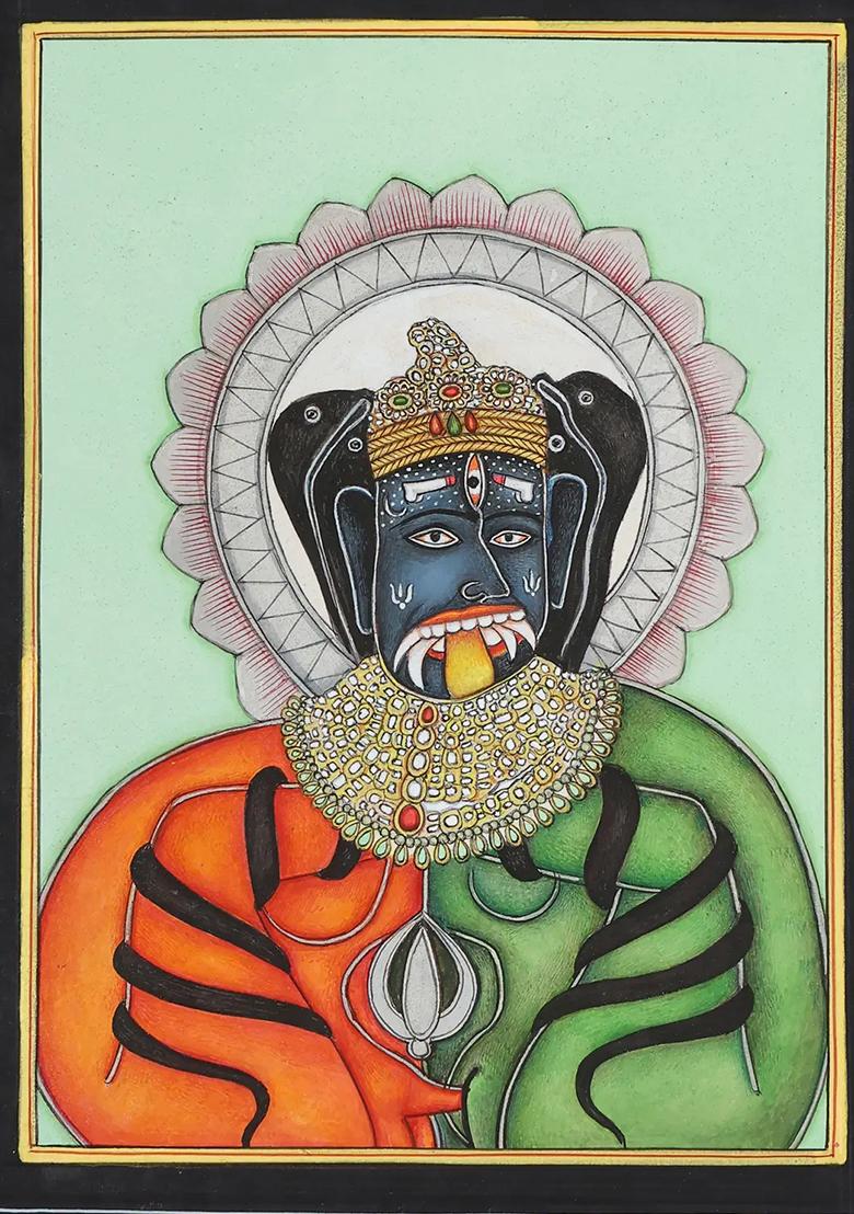 Divine Union Tantric Art of Param Shiva A Mystical Fusion of Energies