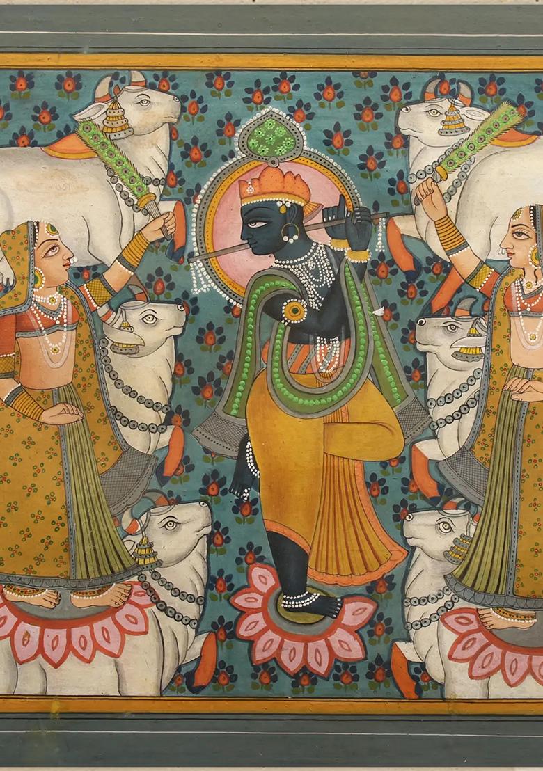 Bhagawan Krishna Playing Flute