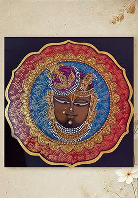 Shrinathji Mandala Artwork Divine Painting