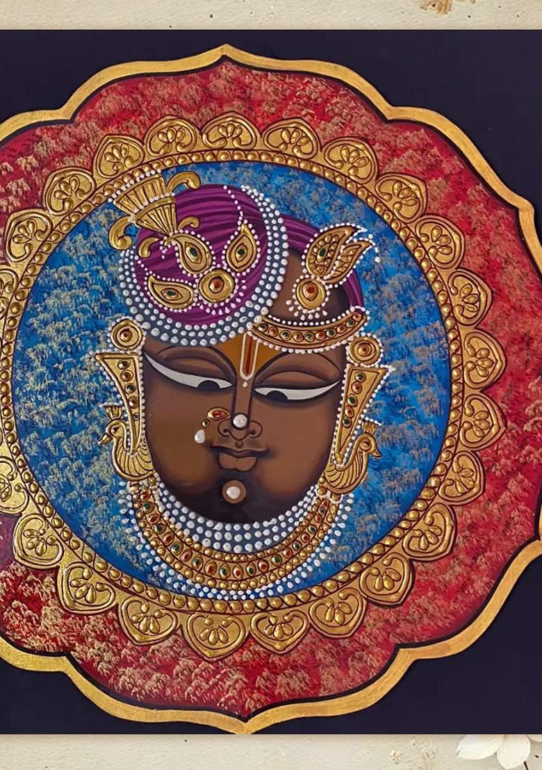 Shrinathji Mandala Artwork Divine Painting