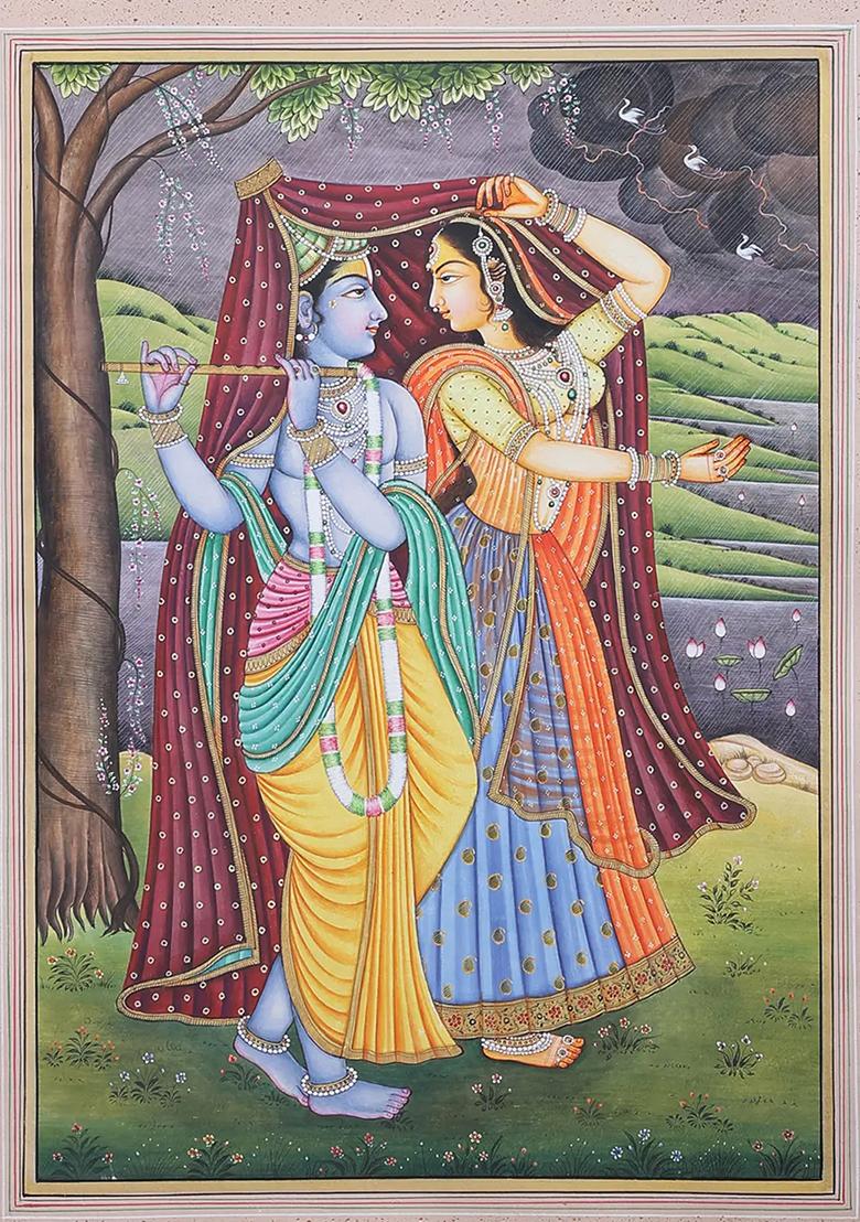 Radha Krishna Divine Love Artwork