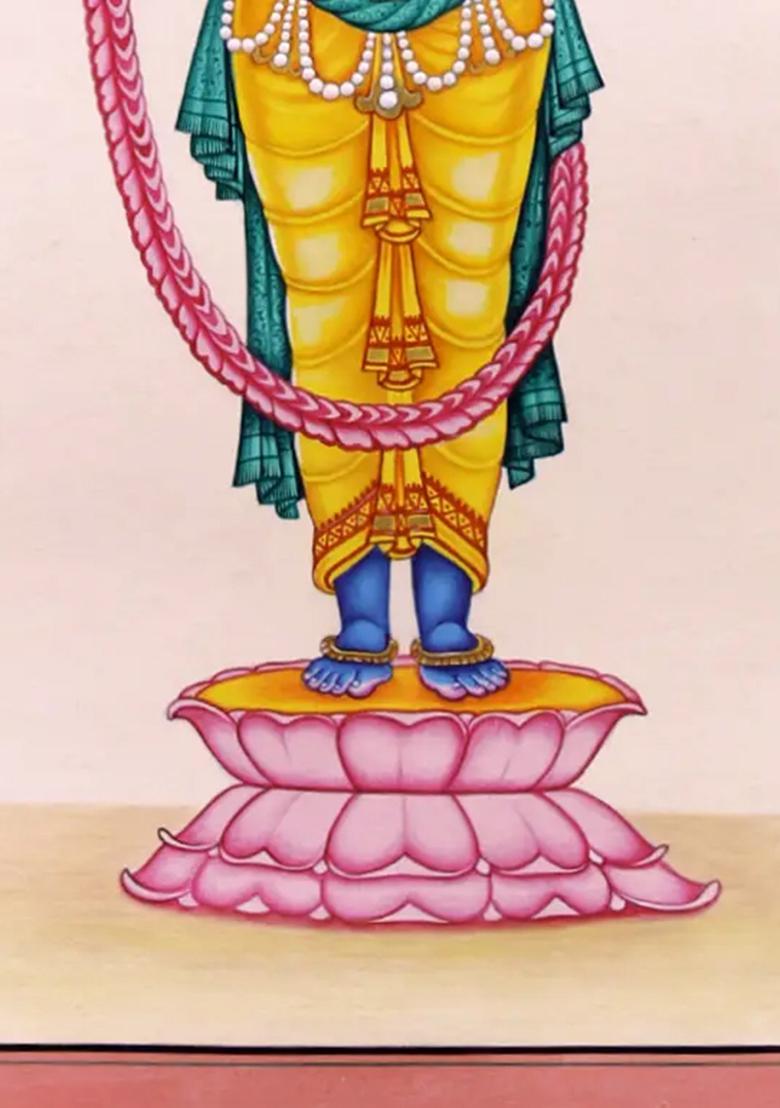 Divine Artwork of the Protector of the Universe Lord Vishnu