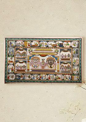 Large Shri Jagannath Ji Painting Divine Artwork