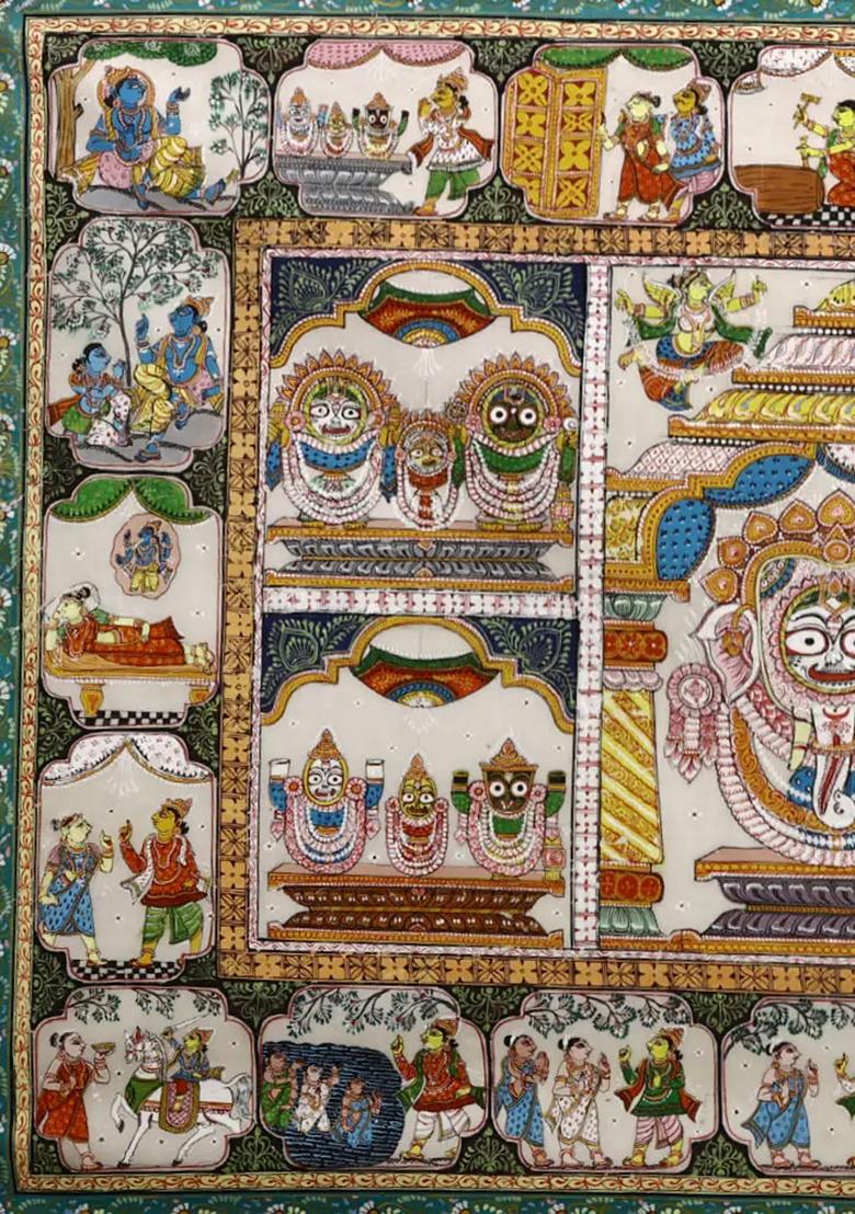 Large Shri Jagannath Ji Painting Divine Artwork