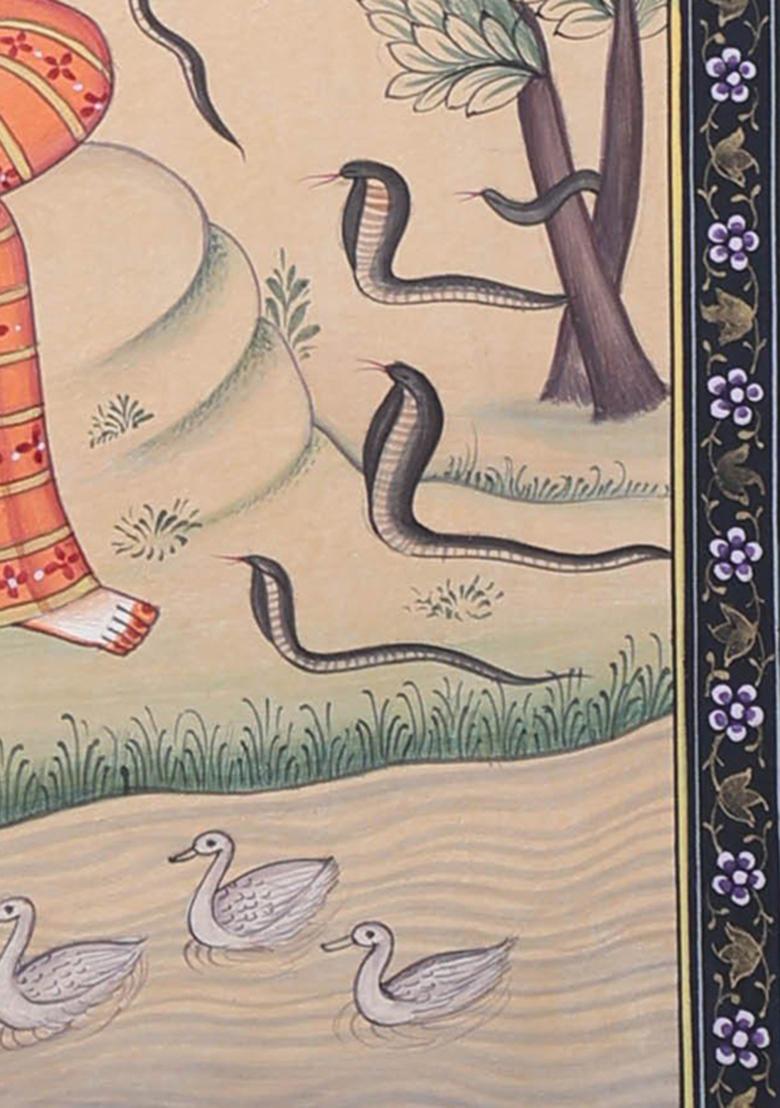 Ragini Asavari Fourth Consort of Raga Megh Traditional Indian Art