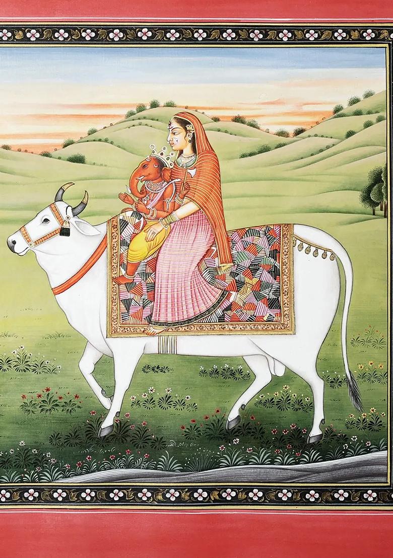 The Divine Journey of Lord Shiva Goddess Parvati and Their Children