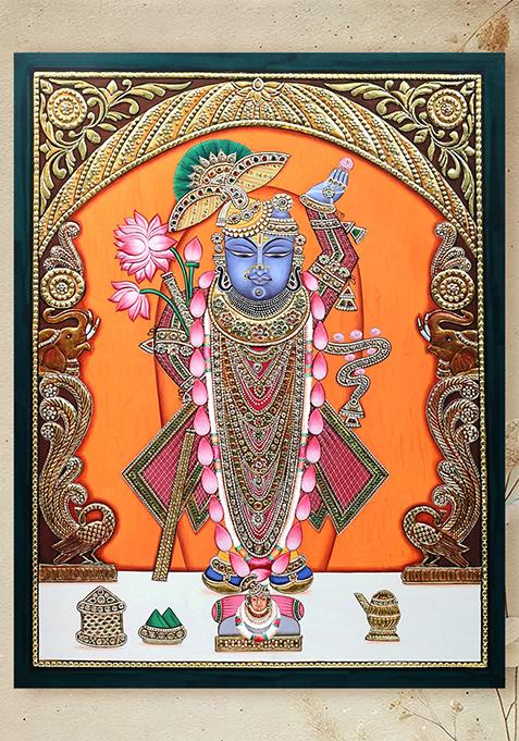 Jewelled Shrinathji Bliss Painting