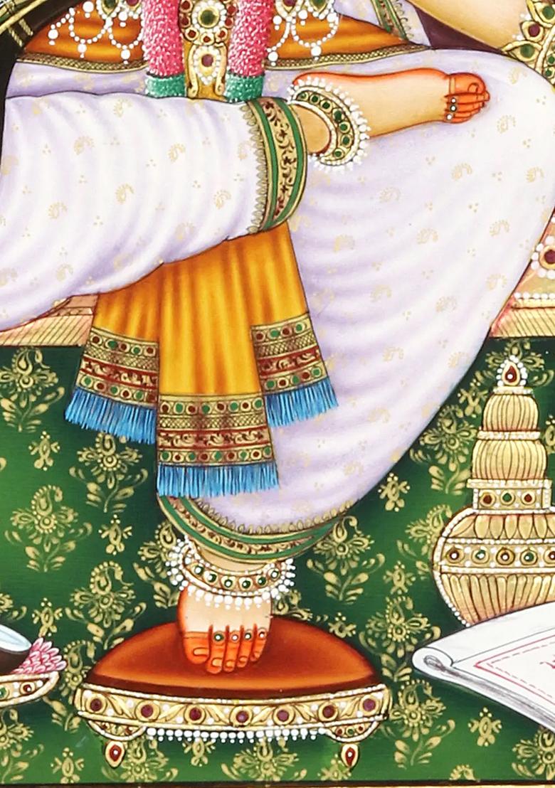 ScarletHaloed Devi Saraswati Goddess of Knowledge