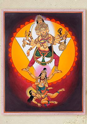 Siddha Lakshmi with Shiva Divine Cosmic Energy