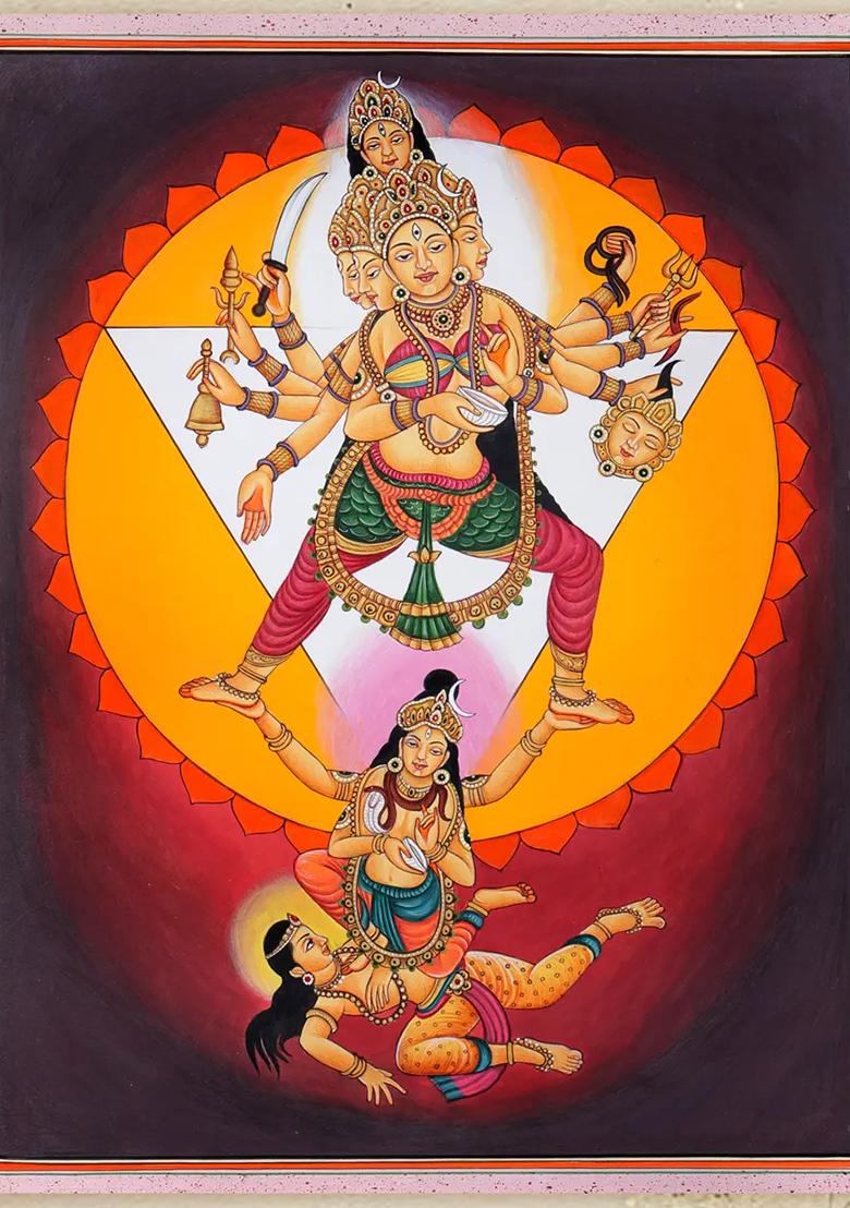 Siddha Lakshmi with Shiva Divine Cosmic Energy