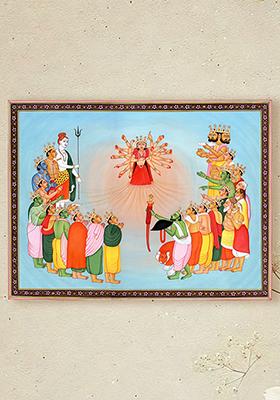 The Divine Creation of Devi Cosmic Feminine Energy