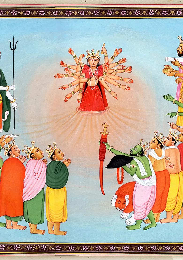 The Divine Creation of Devi Cosmic Feminine Energy