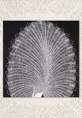 Peacock Warli Painting Graceful Symbol of Beauty and Tradition