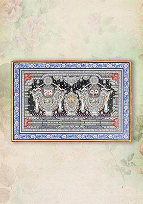 Sacred Patachitra Painting of Bhagawan Jagannath Lord of the Universe