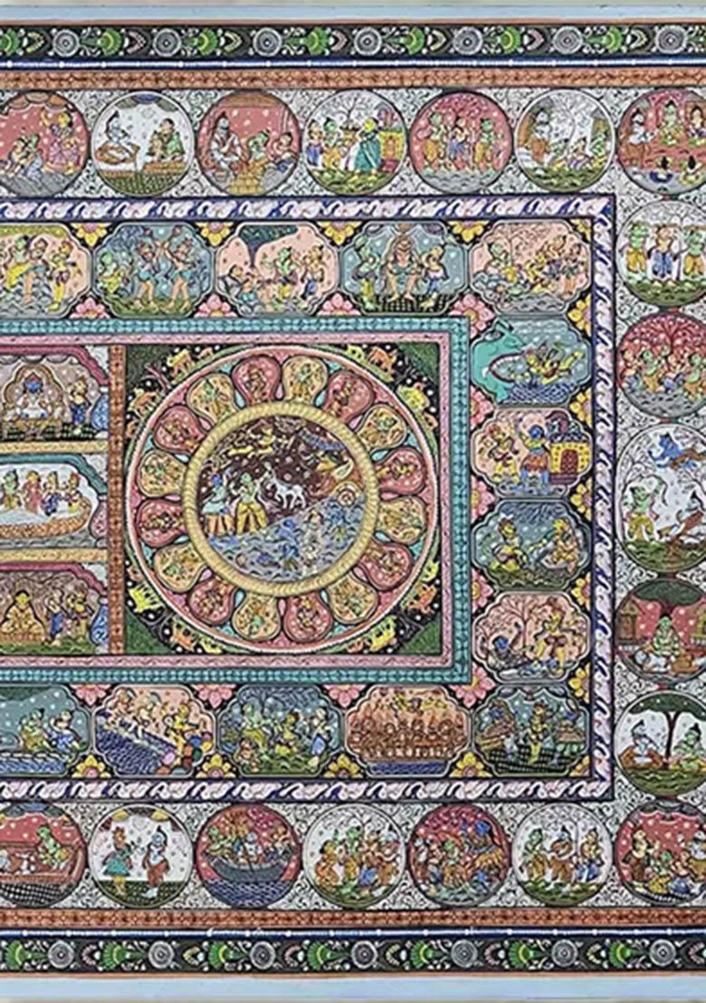 Ramayan The Divine Life Story of Lord Ram in Patachitra Art