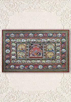 Lord Krishna’s Life Traditional Indian Art Depiction