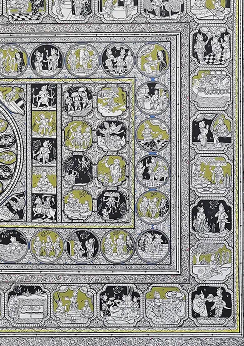 Ramayan Story Traditional Indian Art Depiction