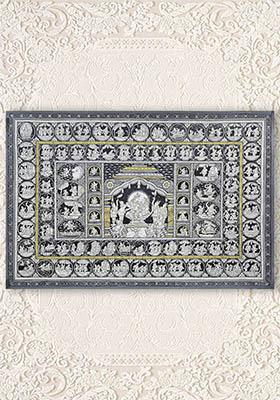 Ramayana Traditional Indian Folk Art Depiction