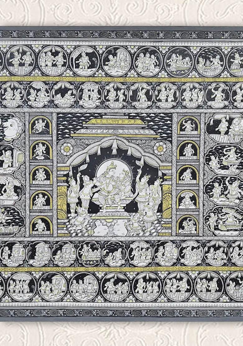 Ramayana Traditional Indian Folk Art Depiction